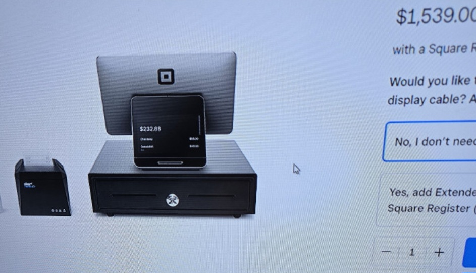 Square Register Kit- Like New - photo 3