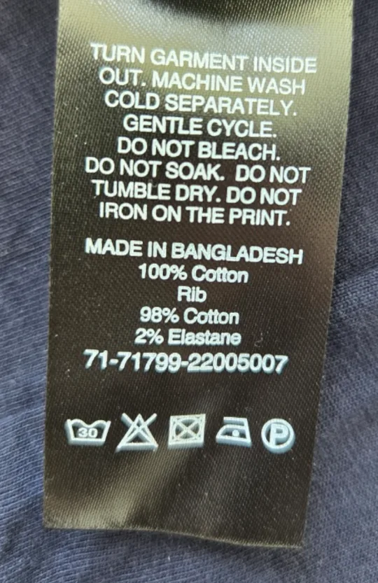 Castro Navy Blue V-Neck T-Shirt image indicator(2)