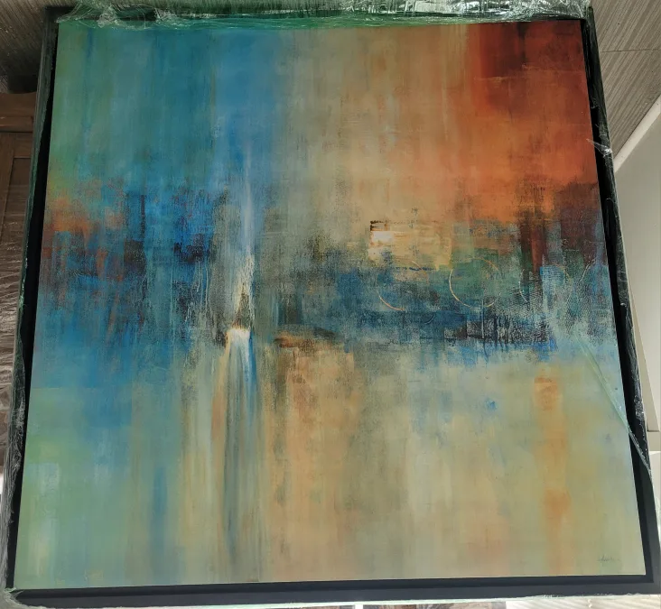 2 Abstract Wall Art Canvas Paintings image indicator(2)