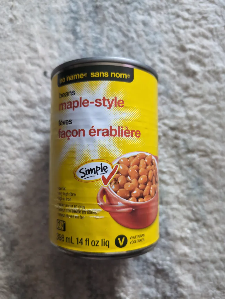 No Name Maple-Style Beans - 398 mL thumbnail