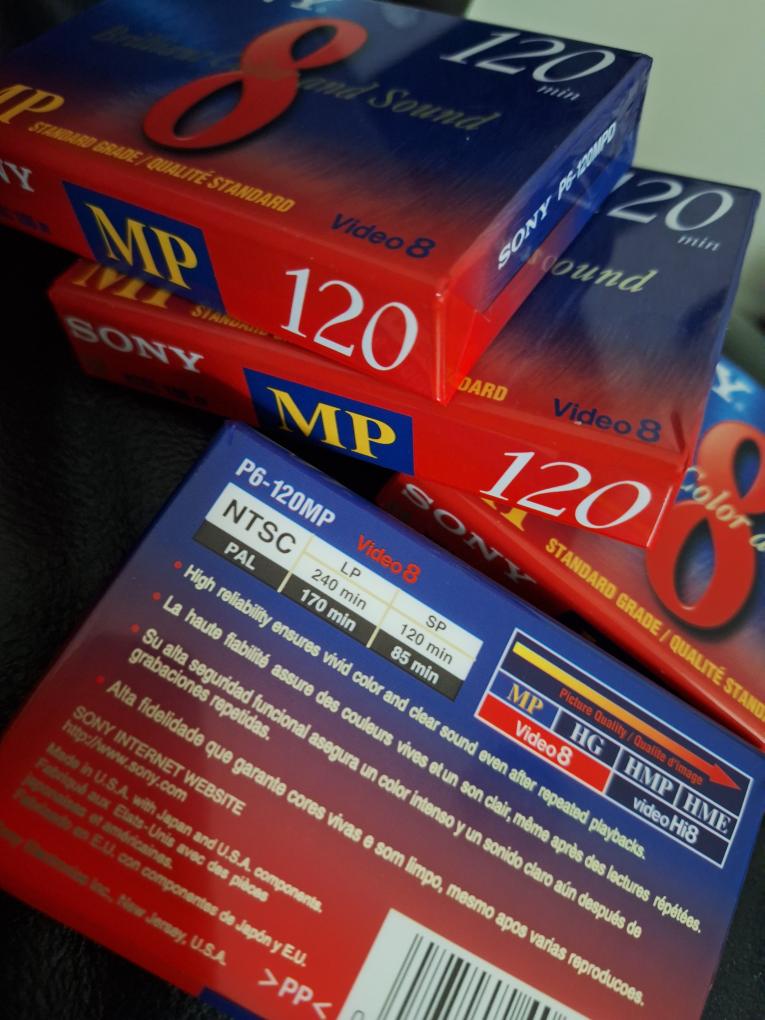 Brand New Video 8 Tapes for camcorder (Qty 4) - photo 2