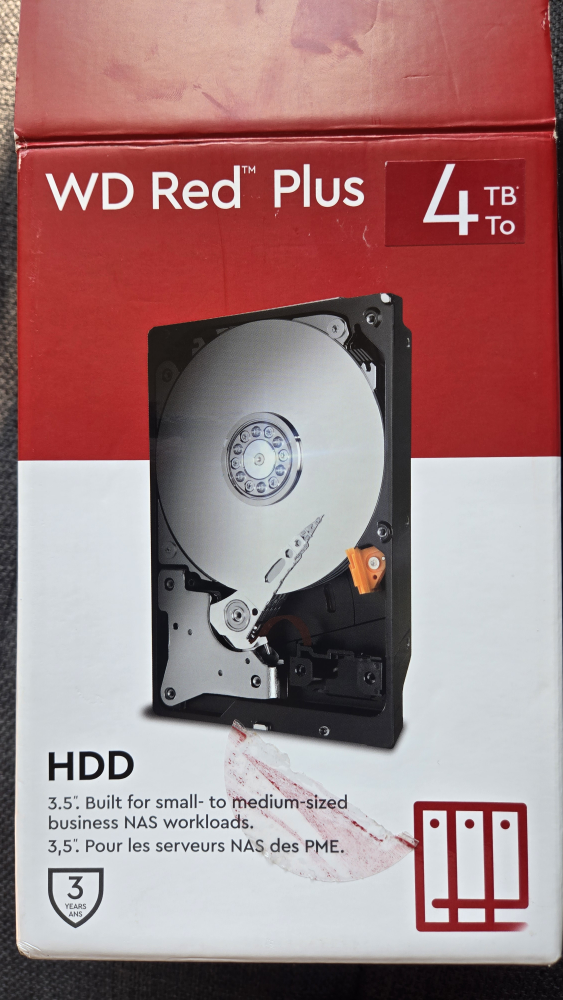WD Red Plus 4TB Hard Drive
