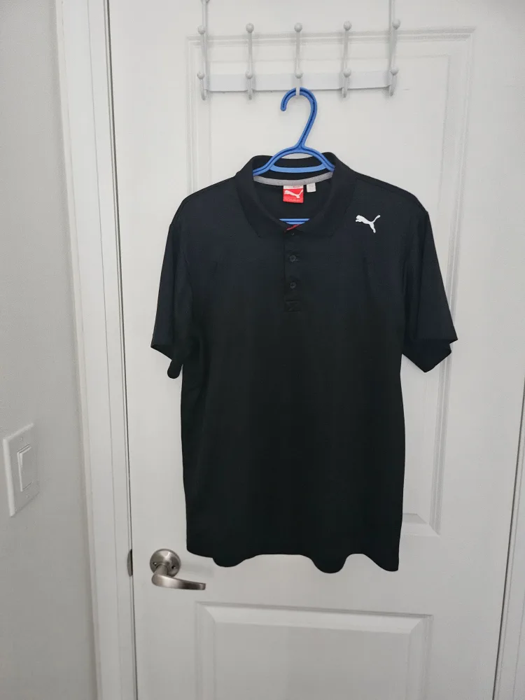 Puma Golf Polo - Black, Size L thumbnail