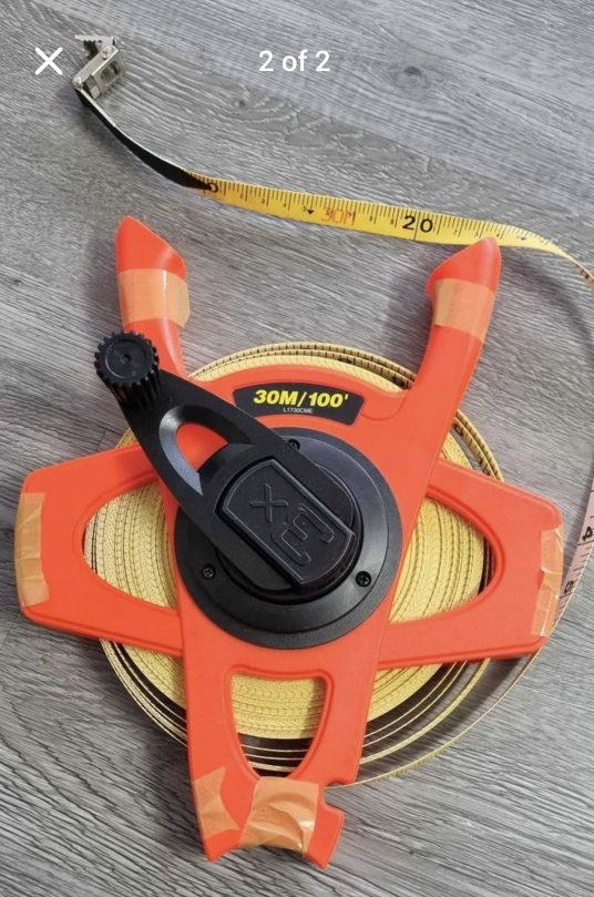Open Reel Fiberglass Tape Measure