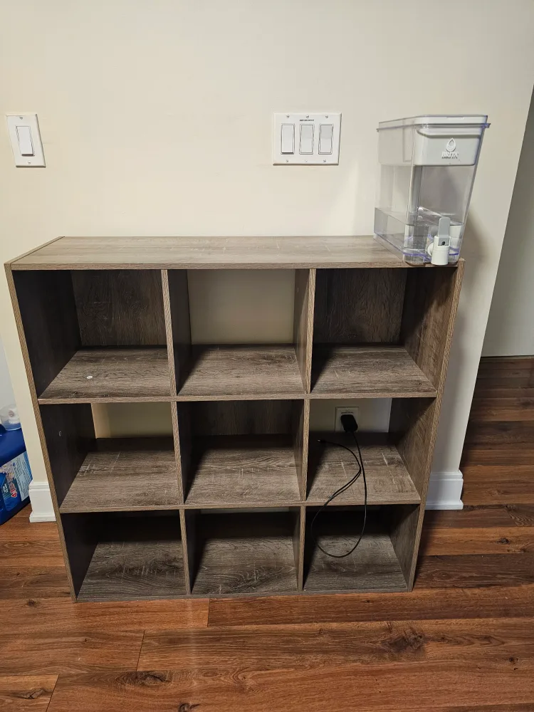 Mainstays 9-Cube Organizer, 9 storage shelves image indicator(2)