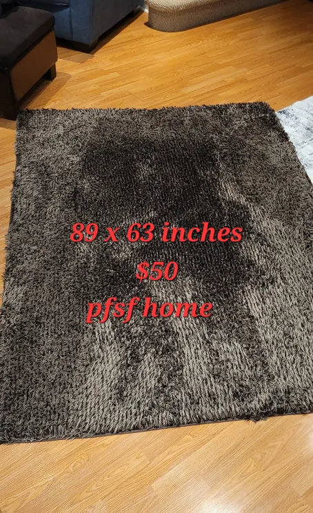89x63 inches Shag Rug thumbnail