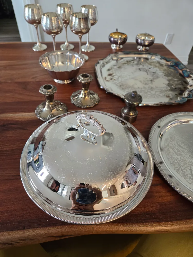 Silver Plated tray thumbnail