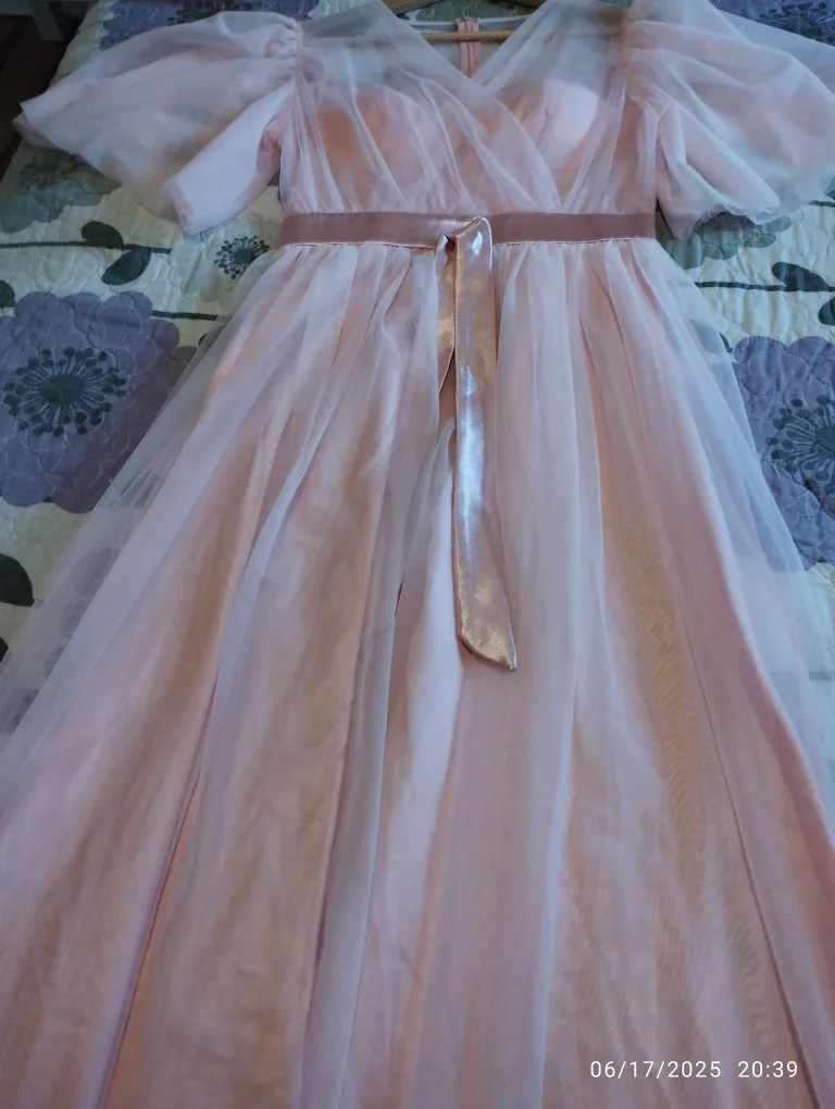 Pink Wrap Dress thumbnail