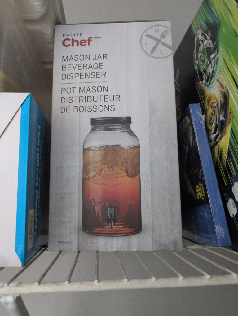 Master Chef Mason Jar Beverage Dispenser