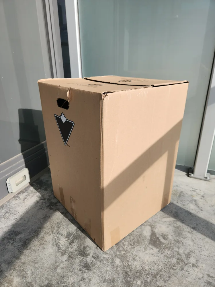 Large cardboard moving box thumbnail