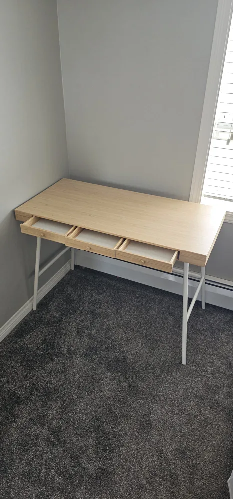 Stylish Desk with Drawers thumbnail