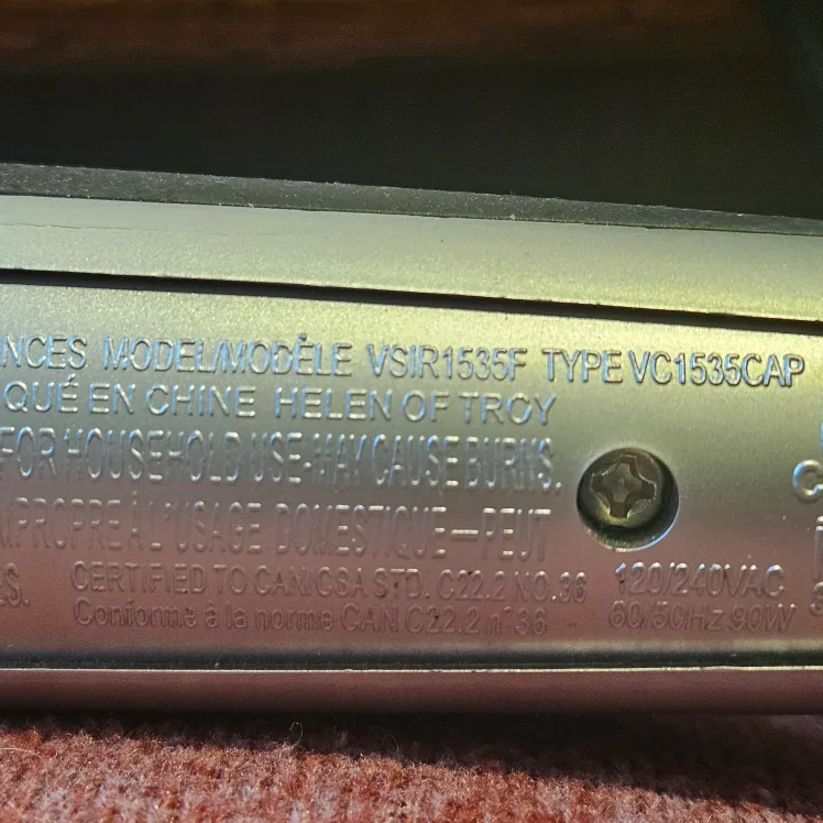 Vidal Sassoon Solutions Curling Iron VSIR1535F image indicator(4)