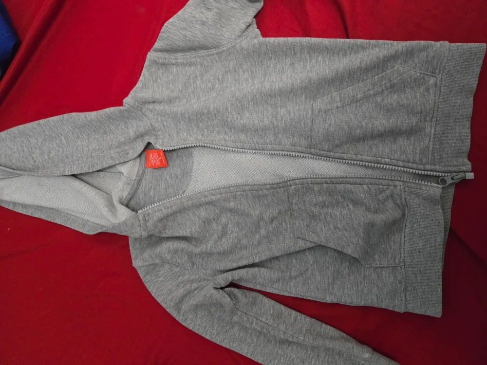 Grey  Zip-Up Hoodie - Size S. #freecycle thumbnail