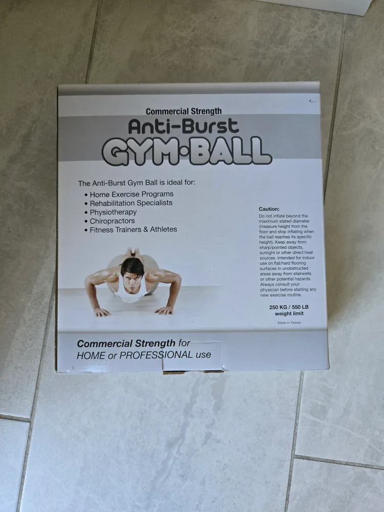 Element Fitness Anti-Burst Gym Ball New in box image indicator(3)