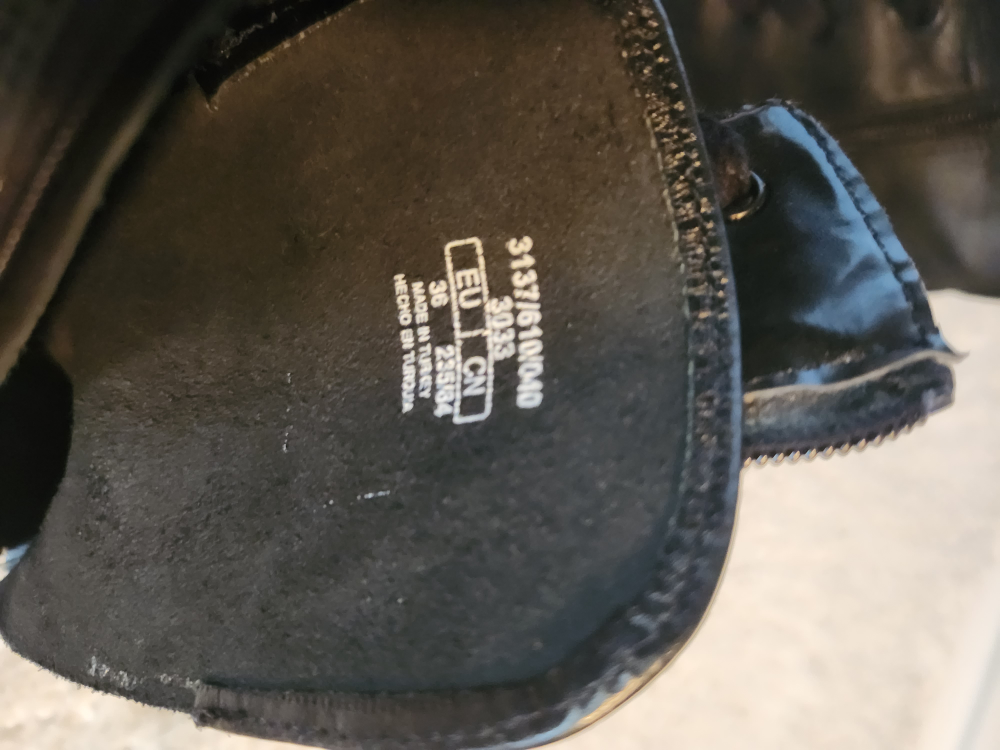 ZARA BLACK LEATHER COMBAT BOOTS - photo 5