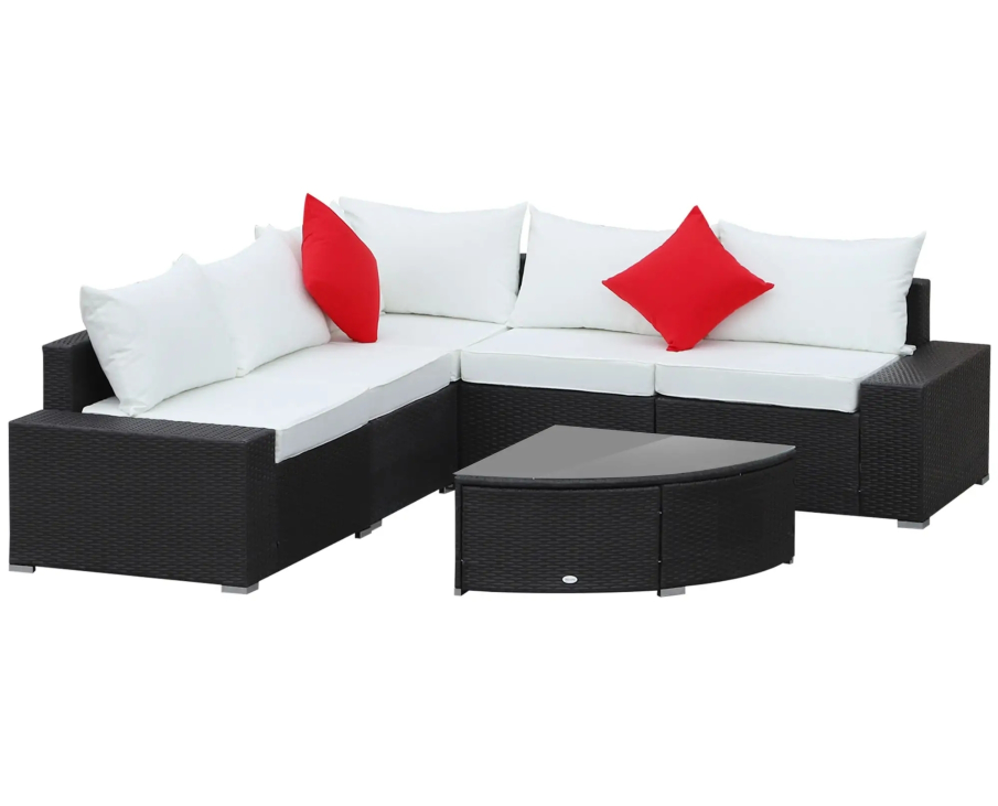 Rattan Wicker Outdoor Sectional Sofa Set - photo 2