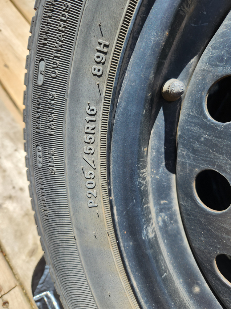 Toyota Corolla Steel rims for 16" tires - 5x100 bolt pattern - photo 4