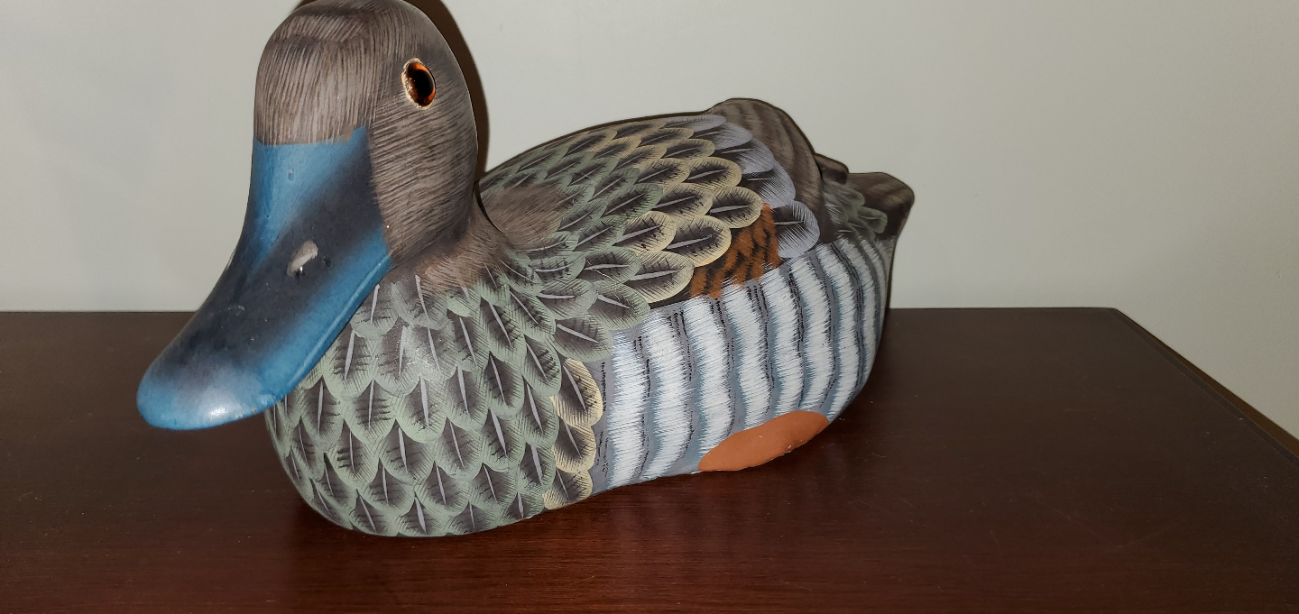 Duck sculpture hand painted circa 86 - photo 2