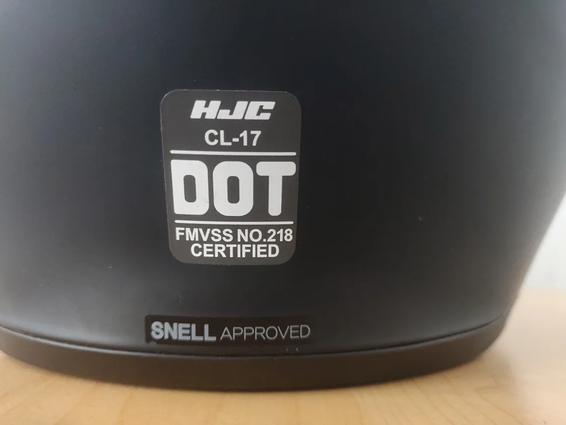 HJC Helmet Snell Certified image indicator(7)