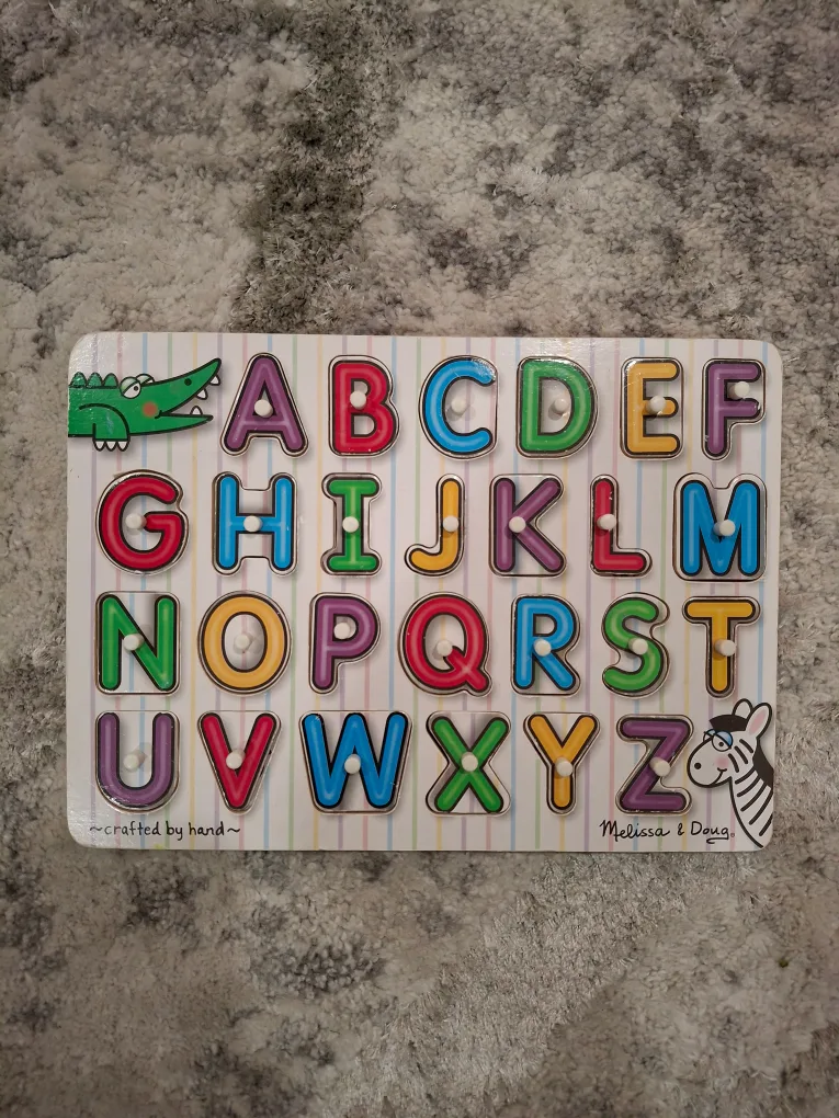 Melissa & Doug ABC Alphabet Peg Puzzle thumbnail