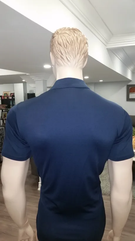 EUC - Men's Old Navy Active Performance Navy Blue Polo Shirt image indicator(4)