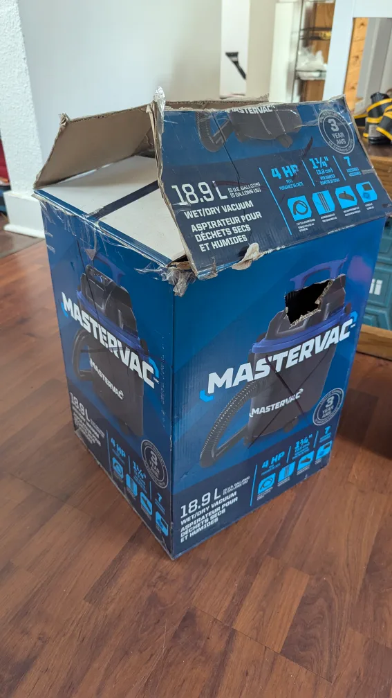 Mastervac 18.9L Wet/Dry Vacuum thumbnail