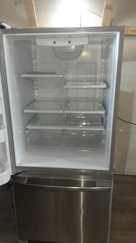 Stainless Steel Bottom Freezer Refrigerator - photo 2