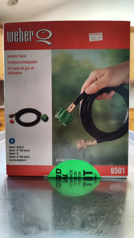 Weber Q Adapter Hose Kit - 6-Foot | Karrot