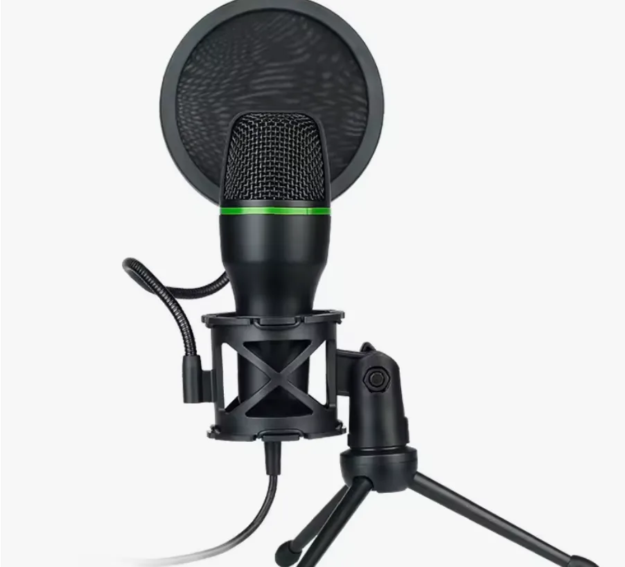 3.5mm USB/RGB Condenser Wired Microphone image indicator(3)