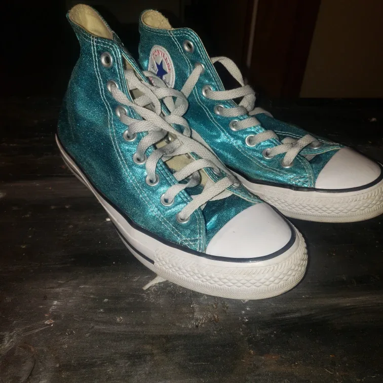 Converse All Star High Top Sneakers - Teal thumbnail
