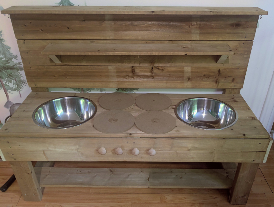Wooden outdoor Mud Kitchen