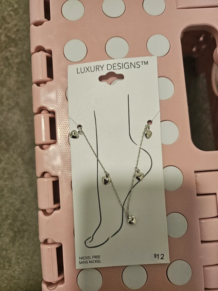 Luxury Designs Heart Anklet - New thumbnail