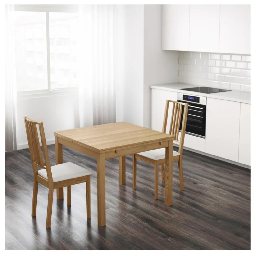 IKEA BJURSTA extendable dining table thumbnail