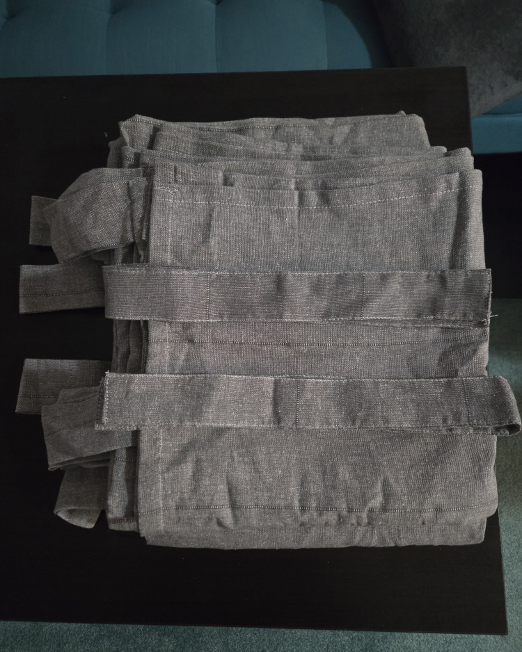 IKEA Lenda Curtains - Grey - 140x250cm