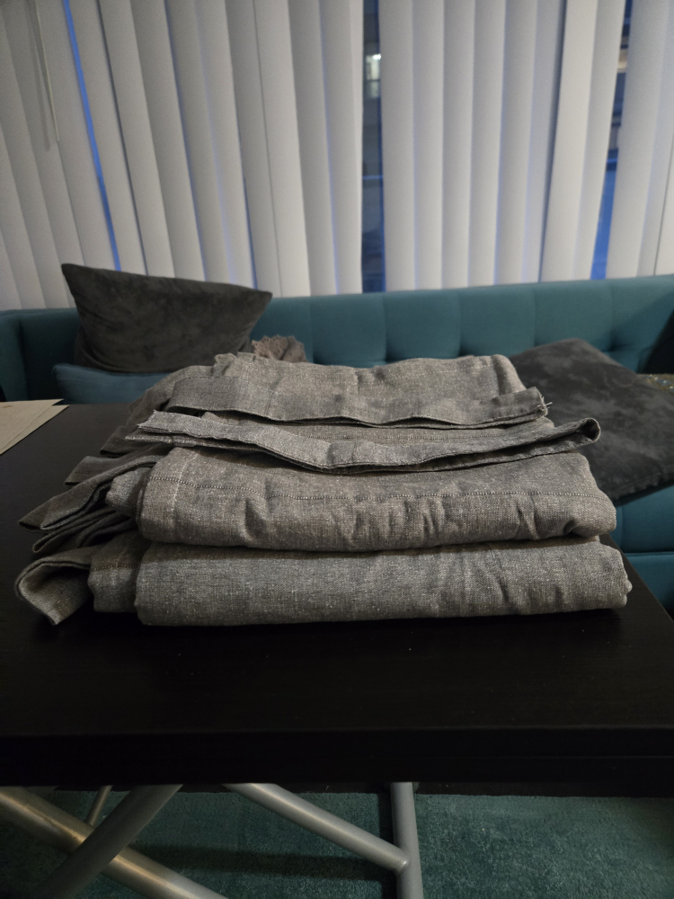 IKEA Lenda Curtains - Grey - 140x250cm - photo 2