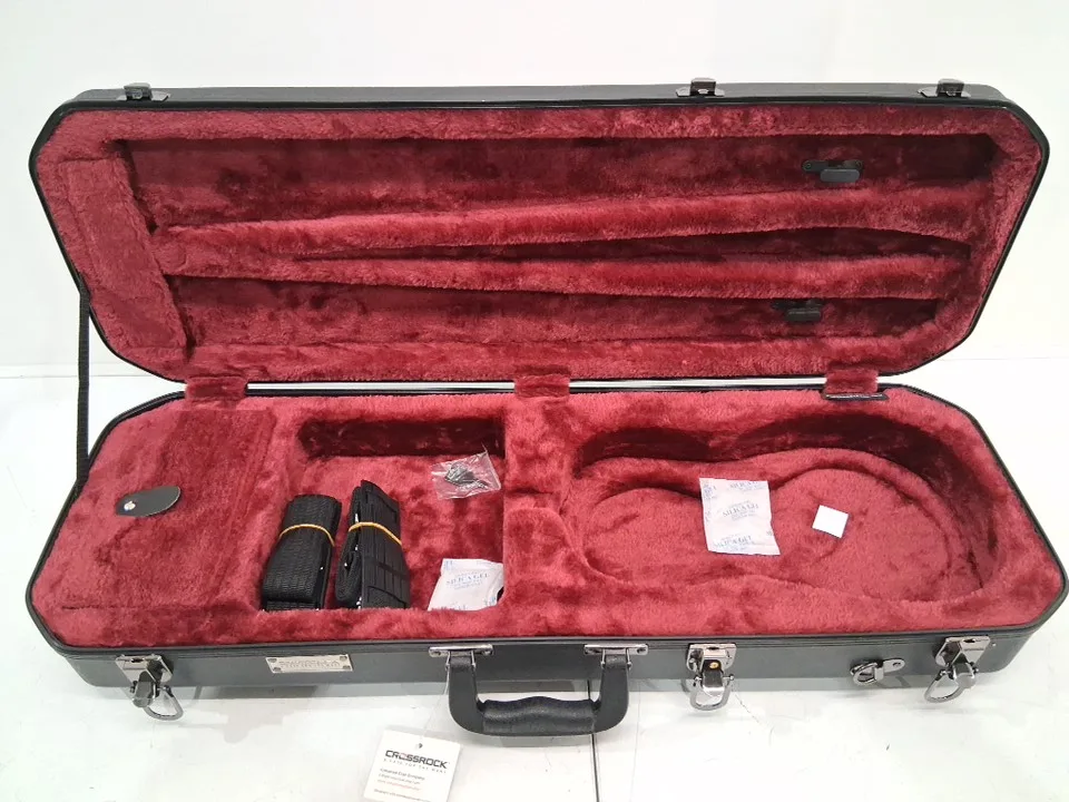 Crossrock 4/4 Full Size Violin Hard Shell Case with Straps image indicator(4)