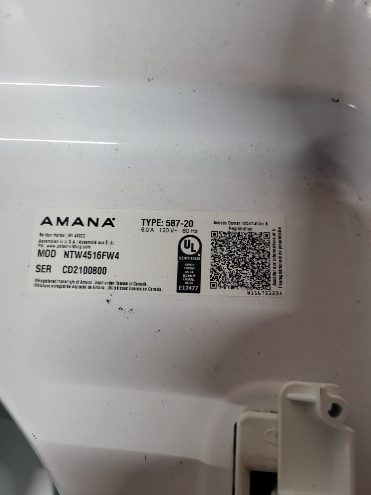 Amana Top Load Washing Machine - photo 3