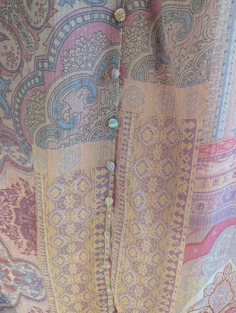 Zara Paisley Print Maxi Dress - Size M image indicator(4)