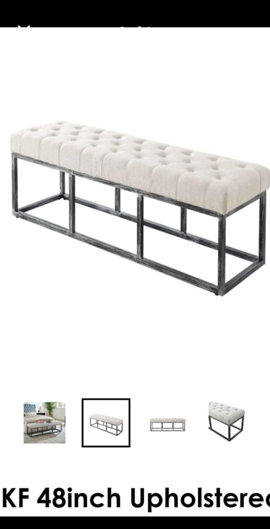 Tufted Ottoman Bench - photo 2