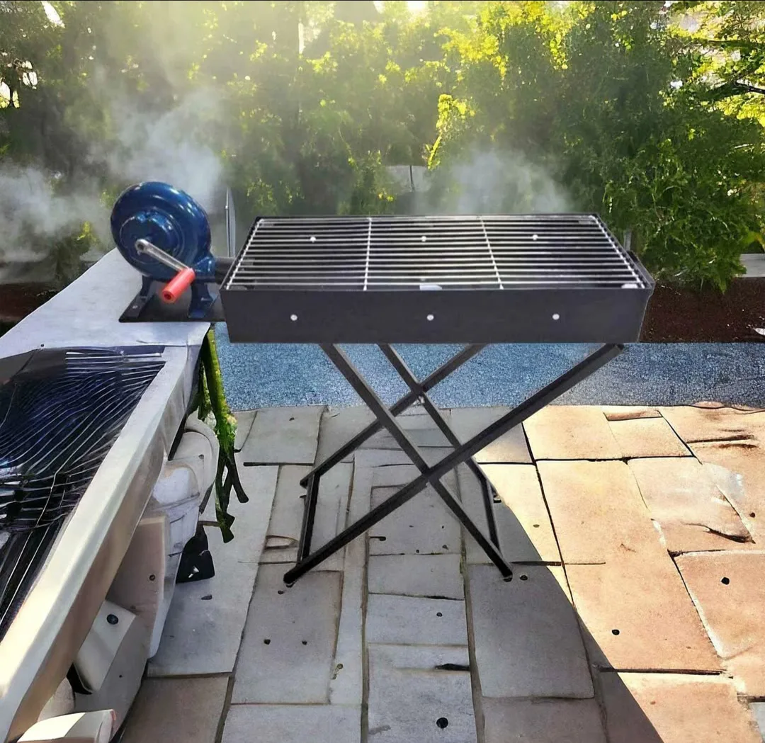 Portable Charcoal Grill With Blower thumbnail