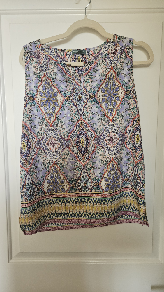fleur élève Sleeveless Blouse - Size Small - photo 5