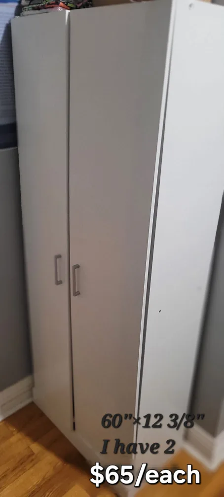 1 White Wardrobe Cabinet image indicator(2)