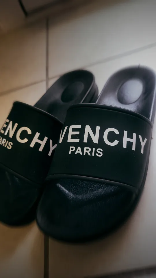 Givenchy Paris Black Slides thumbnail