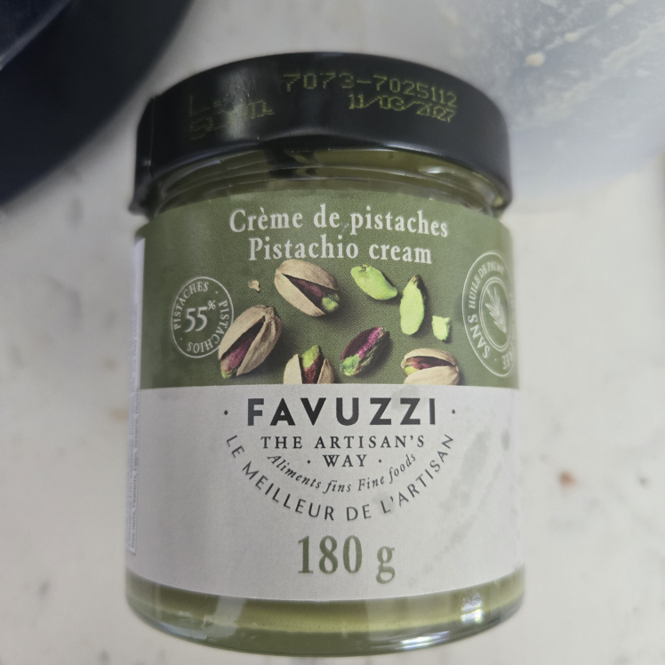 NEW Favuzzi Pistachio Cream 180g, Exp 2027