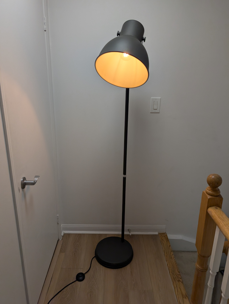Floor Lamp - Black Shade 🥕 - photo 2
