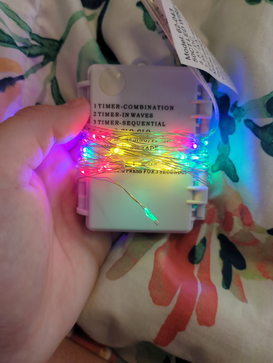 Battery Operated Rainbow Fairy Lights - photo 3