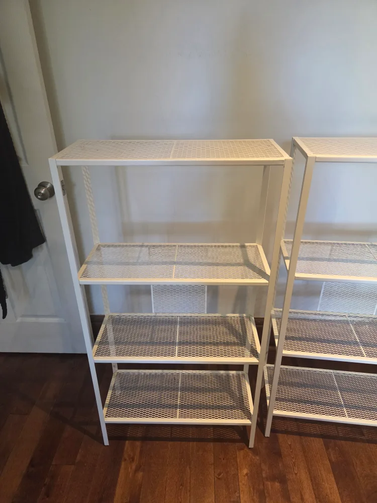 Metal Ikea shelving Free! x3 thumbnail