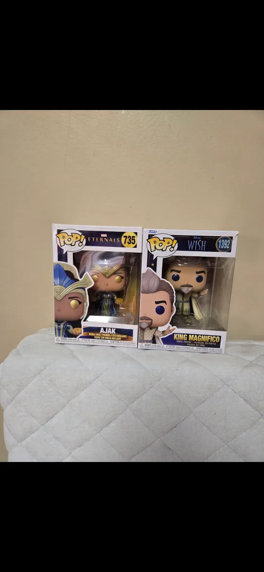 Funko Pops - King Magnifico & Ajak BNIB thumbnail