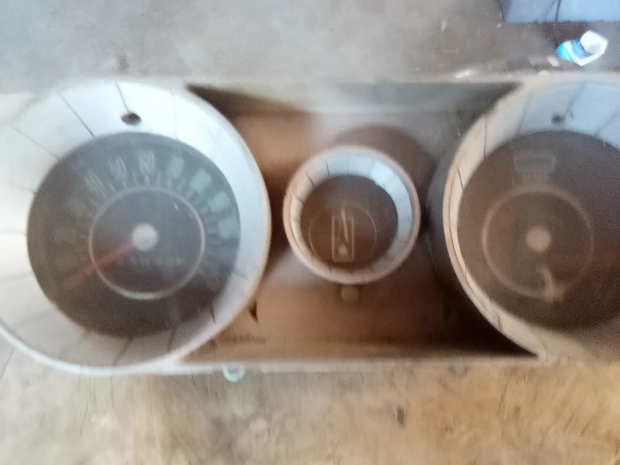 Vintage Dashboard Gauge Cluster thumbnail