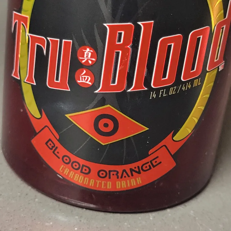 Tru Blood Blood Orange Carbonated Drink Bottle image indicator(2)